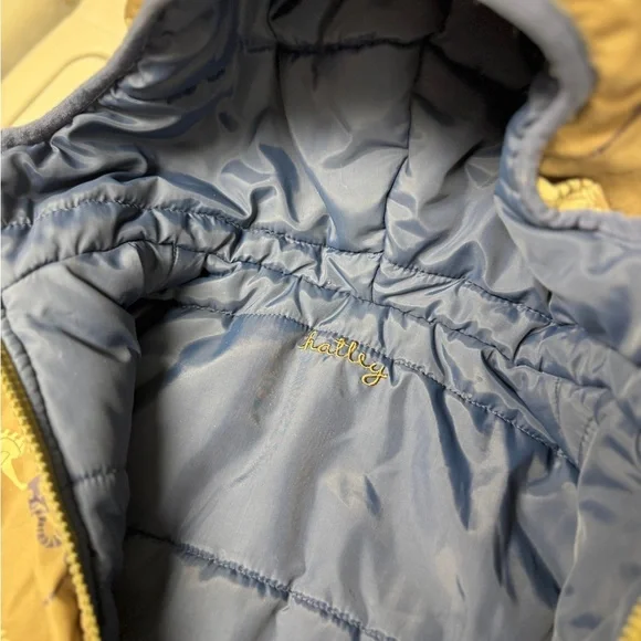 Hatley Reversible Dinosaur Skeleton Puffer Jacket | Size 2 🦖💚 - Picture 10 of 13